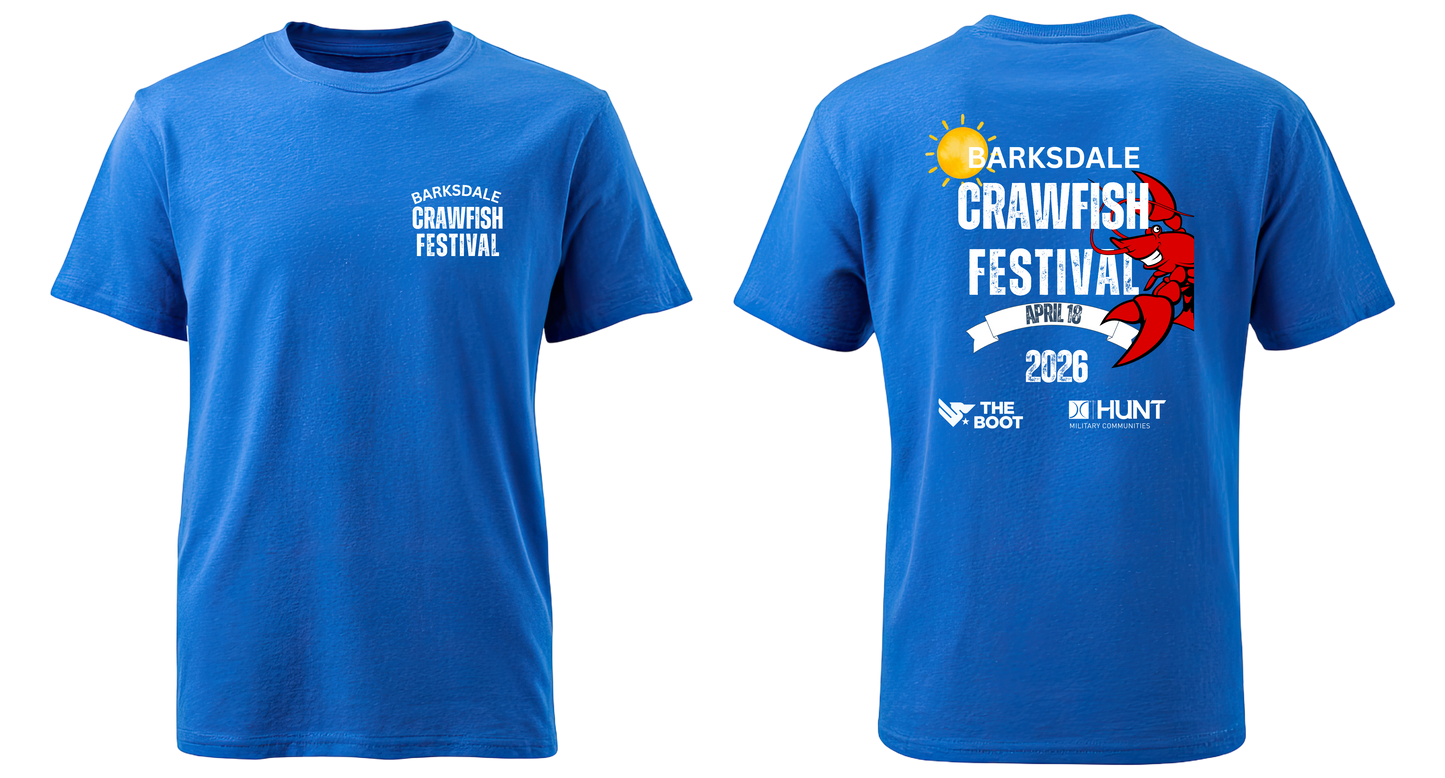 Barksdale Crawfish Fest shirt